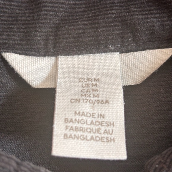 H&M Black Utility Shacket Classic Design - Picture 2 of 9